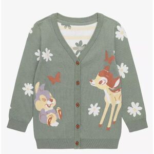 Women's Our Universe Disney Bambi 80th Anniv. Thumper & Bambi Cardigan, Size S/M